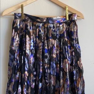 Vintage Evan-Picone floral pleated skirt.